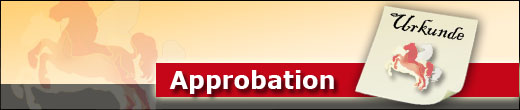 Approbation und Erlaubnisse